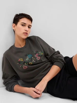 GAP Sweatshirt vintage soft floral logo - Women