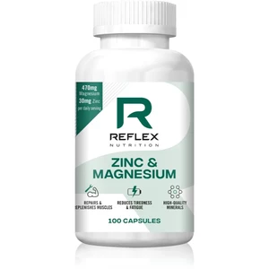 Reflex Nutrition Zinc & Magnesium kapsle pro správné fungování organismu 100 cps