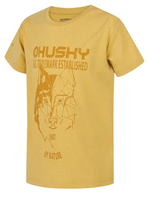 Husky Tash K 140-146, yellow Dětské funkční triko