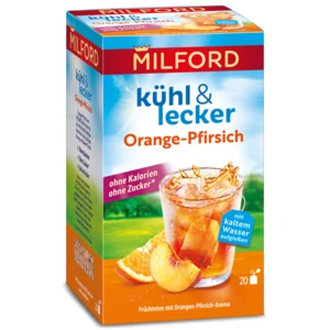 Milford Ľadový čaj Pomaranč & Broskyňa 20x2,25g