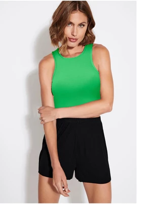 Light Green Women's Crop Top ONLY Belia