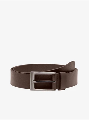 Dark Brown Leather Belt ONLY & SONS Brad - Men