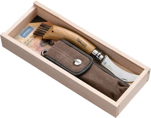 Opinel Wooden Gift Box N°08 Mushroom + Sheath Hubársky nožík