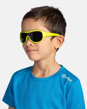 Neónovo zelené dievčenské slnečné okuliare Kilpi SUNDS