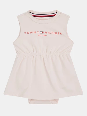 Světle růžové holčičí šaty Tommy Hilfiger - Holky