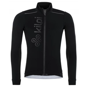 Čierne pánske cyklistické tričko s dlhým rukávom Kilpi CAMPOS-M