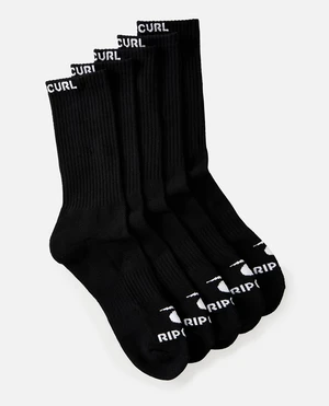 Socks Rip Curl BRAND CREW SOCK 5-PK Black