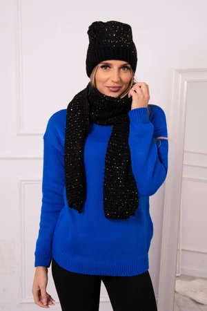 Ladies set with scarf Jowita K360 black