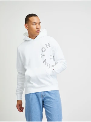 White Mens Hoodie Tommy Hilfiger - Men