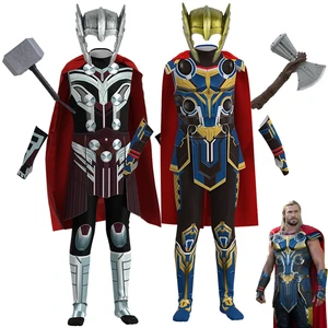 2023 New Halloween Thor Love and Thunder Cosplay Adult Kids Carnival Doctor Strange Moon Knight Wanda Vision Scarlet Clothes