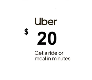 Uber $20 US Gift Card