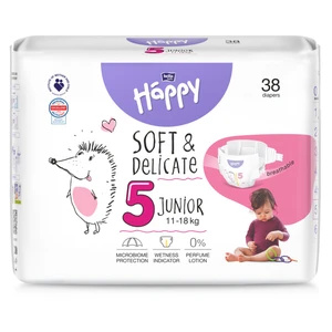 BELLA HAPPY Baby junior 11 - 18 kg 38 kusů