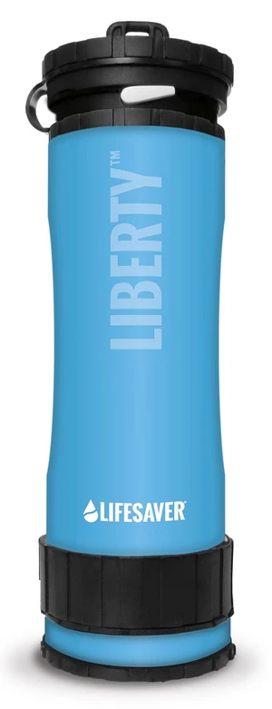Lifesaver filtračná fľaša na vodu liberty 400 ml modrá