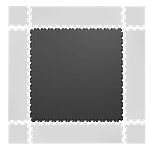Puzzle zátěžová podložka inSPORTline Simple tmavě šedá