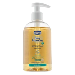 CHICCO Mýdlo na ruce tekuté se zeleným čajem Baby Moments 96 % přírodních složek 250 ml