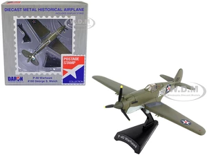 Curtiss P-40 Warhawk Fighter Aircraft 160 "Pilot George S. Welch" United States Army Air Force "Attack on Pearl Harbor" (1941) 1/90 Diecast Model Air