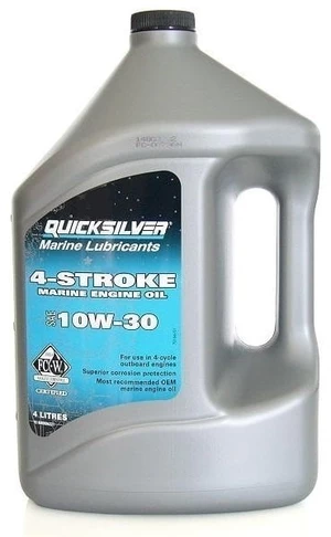 Quicksilver 4-Stroke Marine Engine Oil Outboard SAE 10W-30 4 L Aceite para motores de 4 tiempos