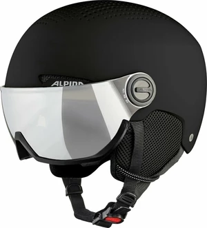 Alpina Arber Visor Q-Lite Ski Helmet Black Matt L Lyžařská helma