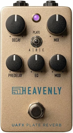 Universal Audio UAFX Heavenly Plate Reverb Efecto de guitarra