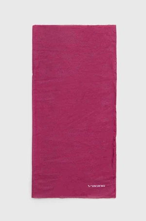 Šál komín Viking 1214 Regular ružová farba, jednofarebný, 410/21/1214