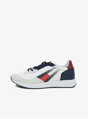 Tommy Hilfiger Modro-bílé pánské tenisky Tommy Jeans - Pánské