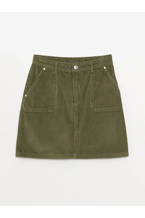 LC Waikiki Girls' Velvet Skirt