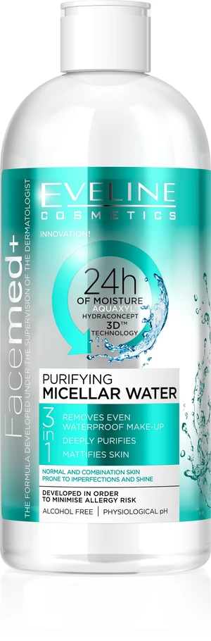 Eveline Facemed+ Čistící micelární voda 400 ml