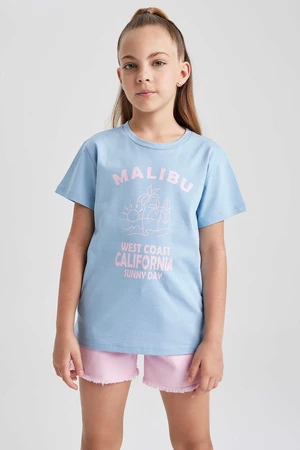 DEFACTO Girl Regular Fit Short Sleeve T-Shirt