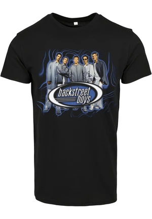 Backstreet Boys Throwback Oval Tee černé