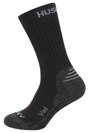 Husky  All Wool čierna, 33-35 Detské ponožky