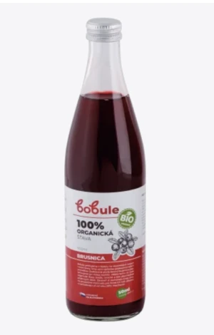 BOBULE BIO ORGAN. BRUSNICOVA PRIRODNA STAVA 500ML