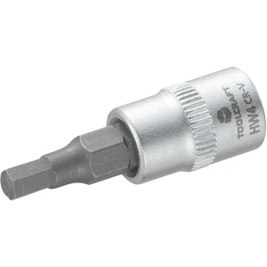 Násada nástrčného kľúča s 4 mm Vnút.m šesťhranným bitom, TOOLCRAFT, 6,3 mm (1/4 ")