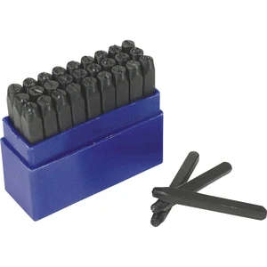 Brüder Mannesmann M  244-06 27-dielna sada razníc - písmená Výška písma: 6 mm
