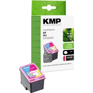 KMP Ink náhradný HP 901 kompatibilná  zelenomodrá, purpurová, žltá H48 1711,4560