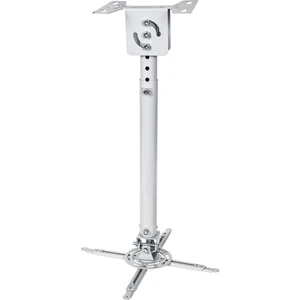 Manhattan 424851 stropný držiak na projektor sklápajúci, otočný Vzd. krajiny-strop (max.): 77 cm  strieborná