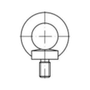 TOOLCRAFT  109354 závesné skrutky M56   DIN 580   ocel  1 ks