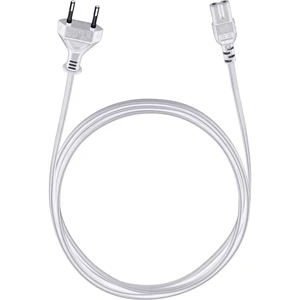 napájací prepojovací kábel [1x Euro zástrčka - 1x IEC C7 zásvuka] 5.00 m biela Oehlbach Powercord C 7