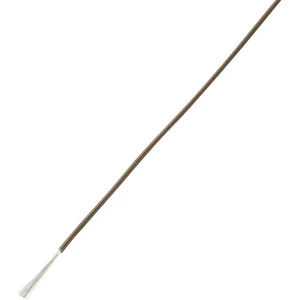 TRU COMPONENTS 1570695 opletenie / lanko LiY 1 x 0.75 mm² hnedá 10 m