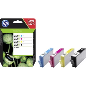 HP 364 XL Ink cartridge originál kombinované balenie čierna, zelenomodrá, purpurová, žltá N9J74AE sada náplní do tlačiar