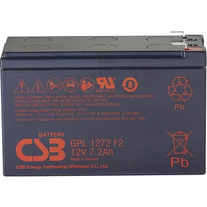 CSB Battery GPL 1272 GPL1272-F2FR olovený akumulátor 12 V 7.2 Ah olovený so skleneným rúnom (š x v x h) 151 x 98 x 65 mm