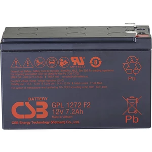 CSB Battery GPL 1272 GPL1272-F2FR olovený akumulátor 12 V 7.2 Ah olovený so skleneným rúnom (š x v x h) 151 x 98 x 65 mm