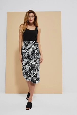 Skirt with floral print
