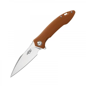 Zatvárací nôž Firebird FH51 Ganzo® – Strieborná čepeľ - Satin, Hnedá (Farba: Hnedá, Varianta: Strieborná čepeľ - Satin)