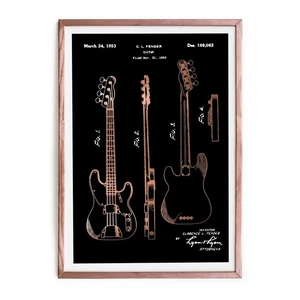 Obraz Really Nice Things Fender Guitar, 65 x 45 cm