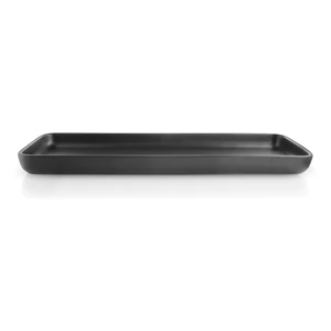 Čierny kameninový servírovací tanier Eva Solo Nordic, 37 x 13 cm