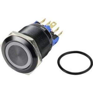 Tlačítko TRU COMPONENTS GQ22-11ZE/B/12V/A, 250 V/AC, 3 A, 1 ks