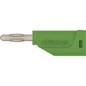 Banánek zástrčka 4 mm Schützinger DI FK 15 S Ni / 1 / GN, zelená, 1 ks