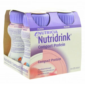 NUTRIDRINK Compact s příchutí jahodovou 4 x 125ml