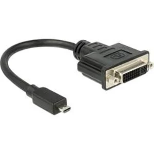 HDMI / DVI adaptér Delock 65563, černá