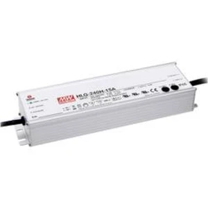 LED driver, napájecí zdroj pro LED konstantní napětí, konstantní proud Mean Well HLG-240H-24A, 240 W (max), 10 A, 24 V/DC